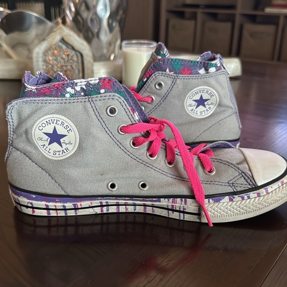 Converse Chuck Taylor All Star Back Zip Lucky Stone Sneakers - Picture 2 of 7